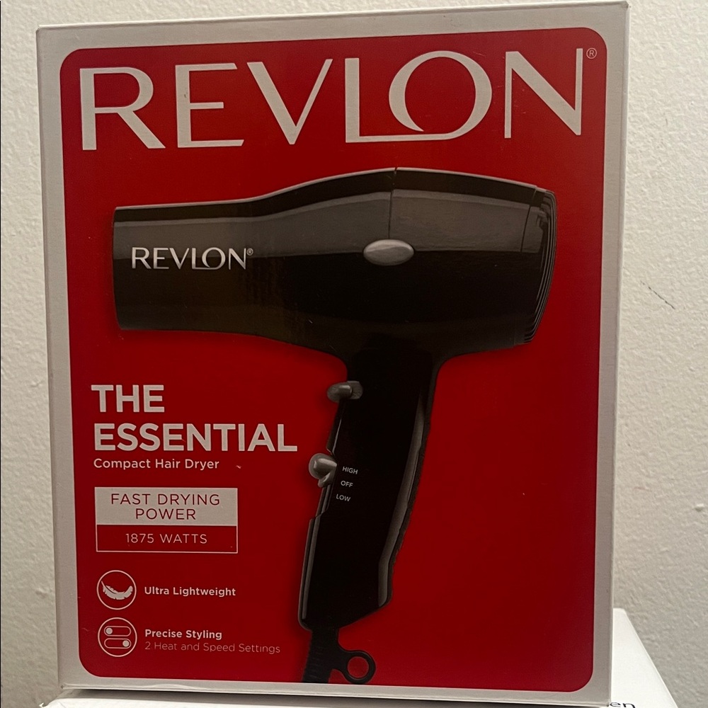 Revlon Compact Essential Hair Dryer - Black